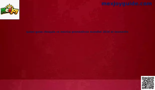 México vs Chequia análisis Mundial 2026