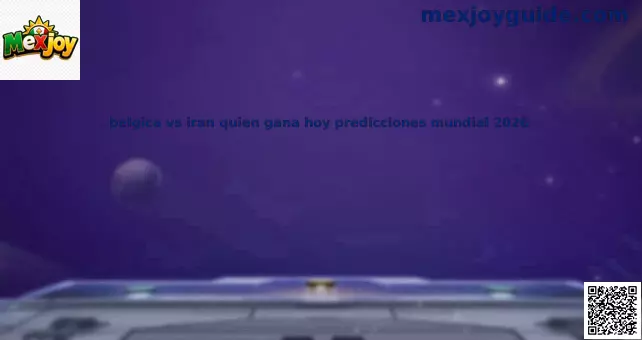 Bélgica vs Irán Mundial 2026
